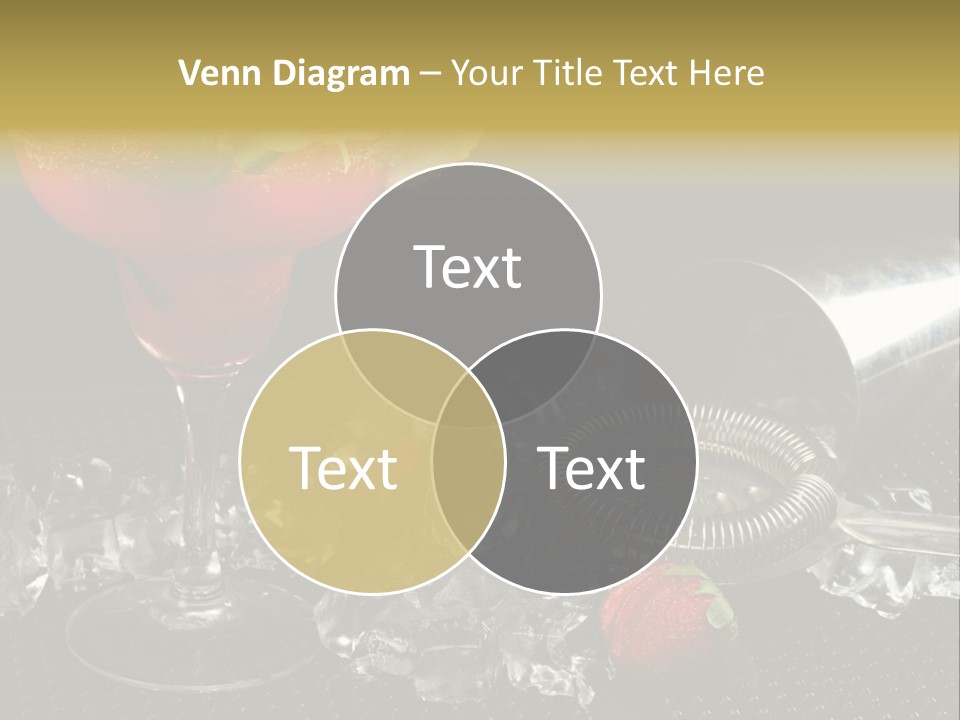 Drink Bucket Lemon PowerPoint Template