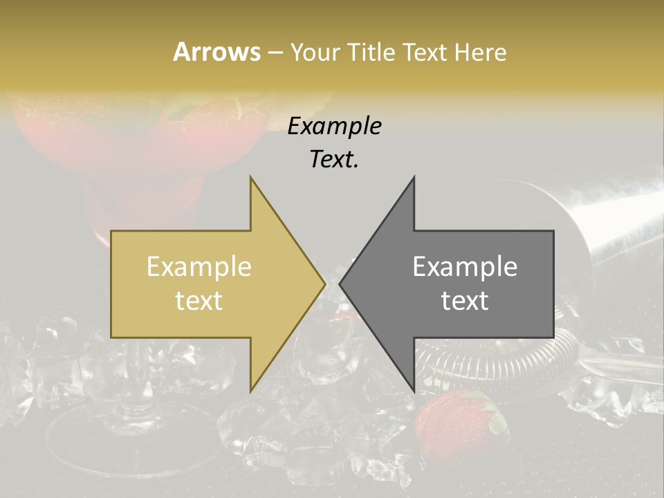 Drink Bucket Lemon PowerPoint Template