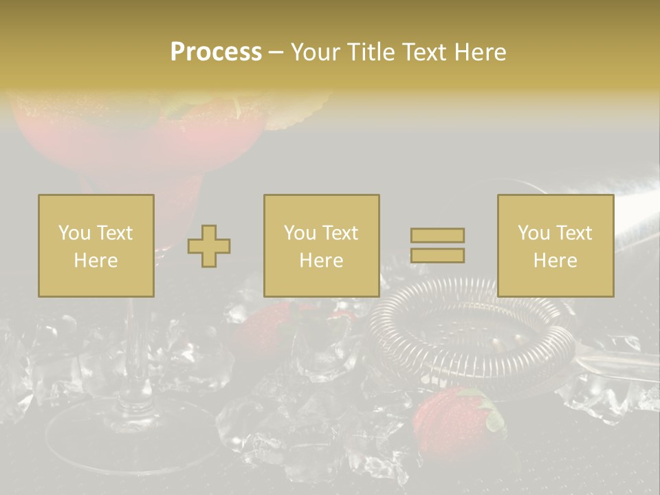 Drink Bucket Lemon PowerPoint Template