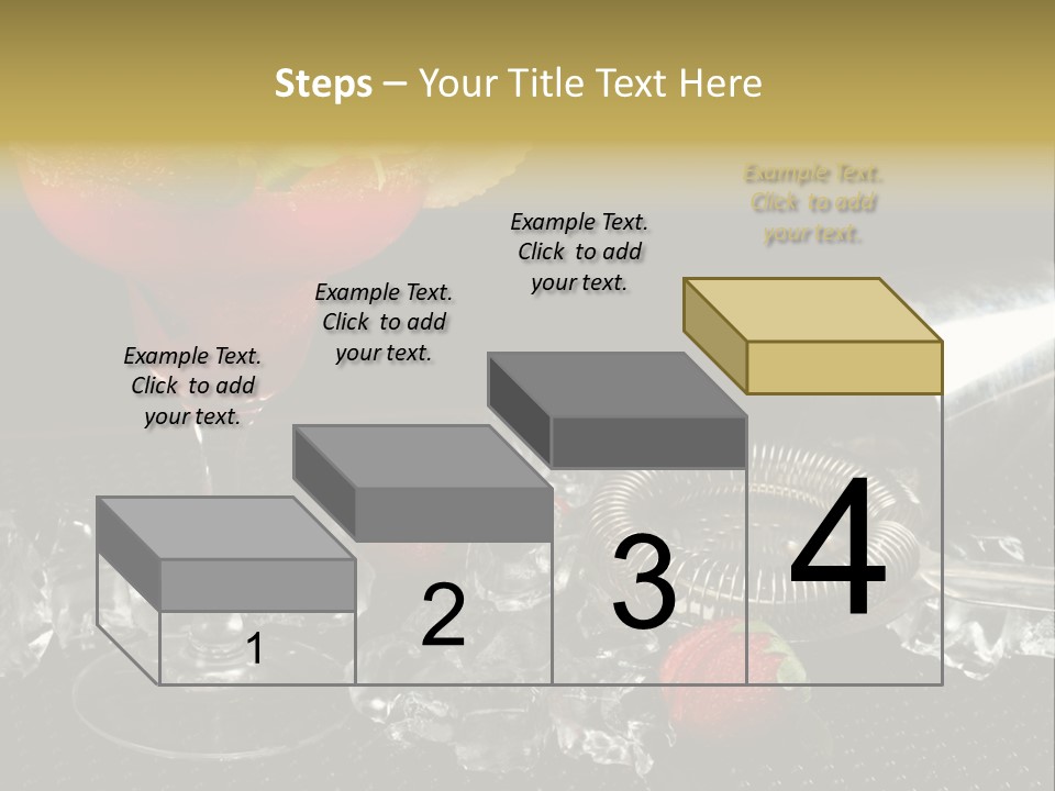 Drink Bucket Lemon PowerPoint Template