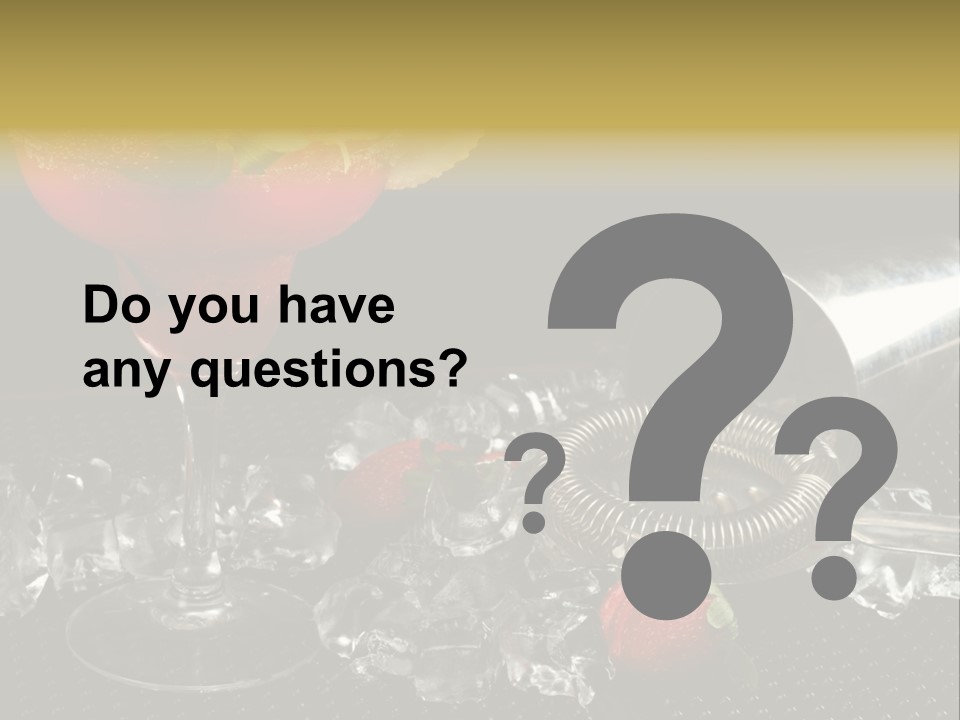 Drink Bucket Lemon PowerPoint Template