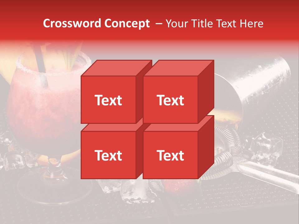 Rum Grog Fruit PowerPoint Template