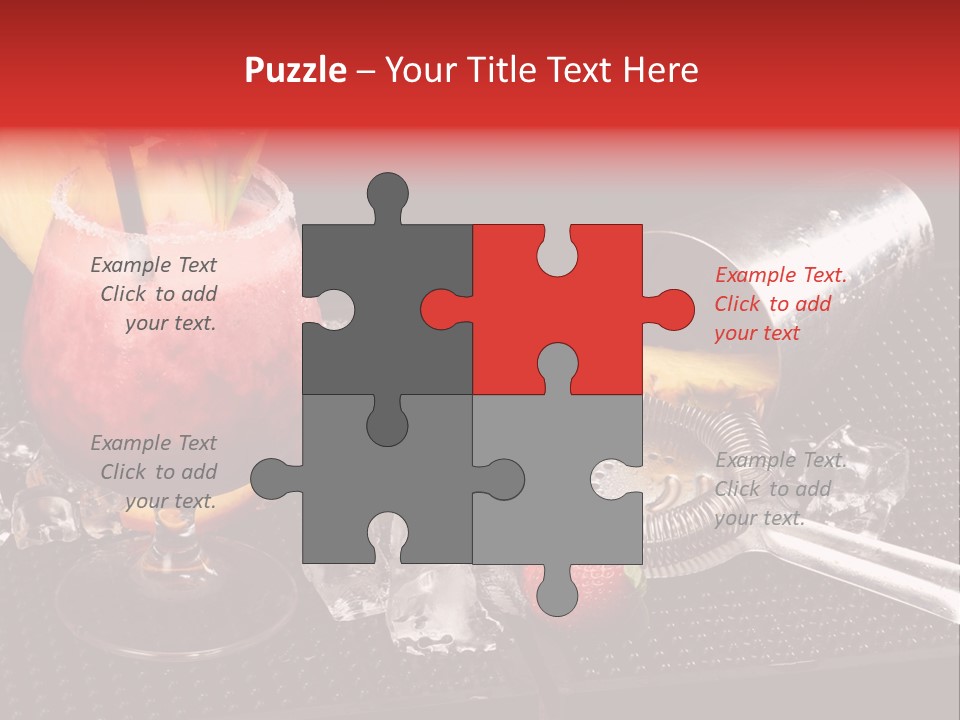 Rum Grog Fruit PowerPoint Template