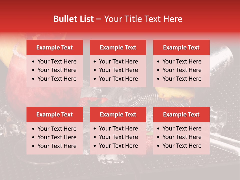 Rum Grog Fruit PowerPoint Template