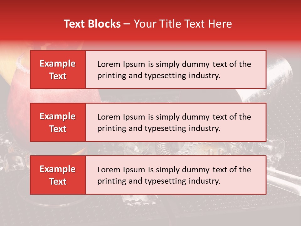 Rum Grog Fruit PowerPoint Template