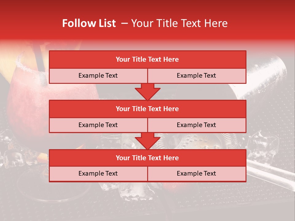 Rum Grog Fruit PowerPoint Template