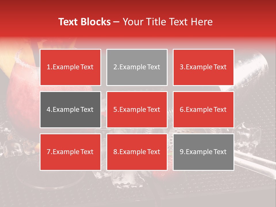 Rum Grog Fruit PowerPoint Template