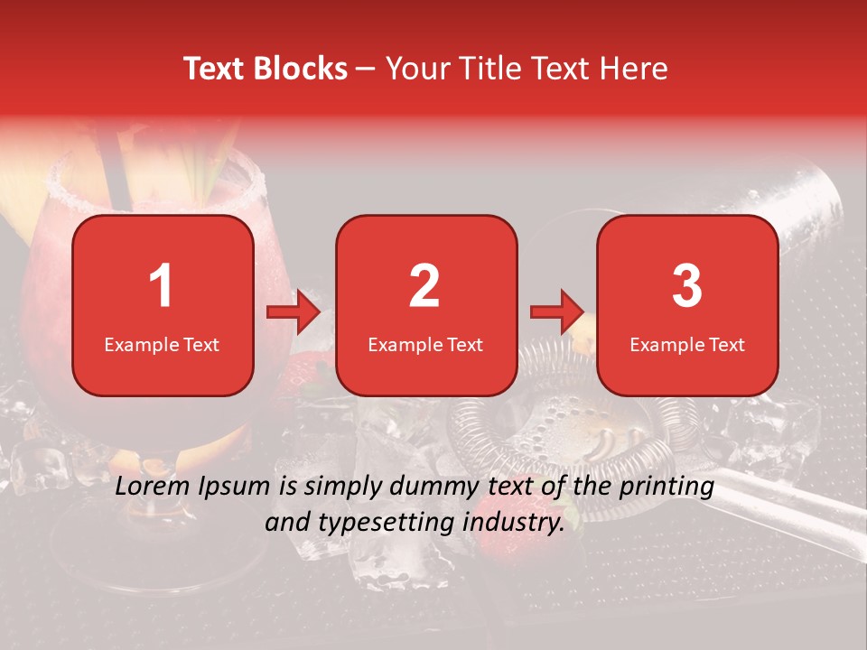 Rum Grog Fruit PowerPoint Template
