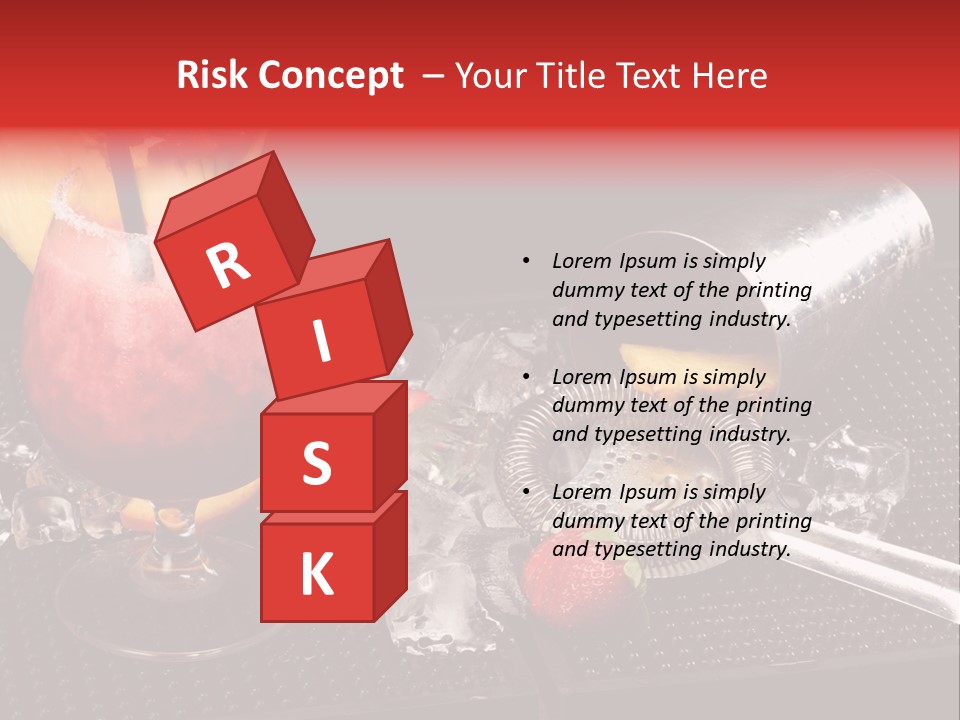 Rum Grog Fruit PowerPoint Template