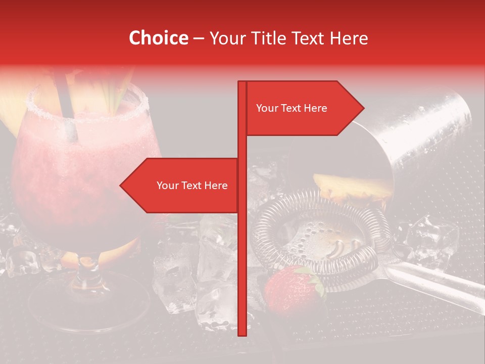 Rum Grog Fruit PowerPoint Template