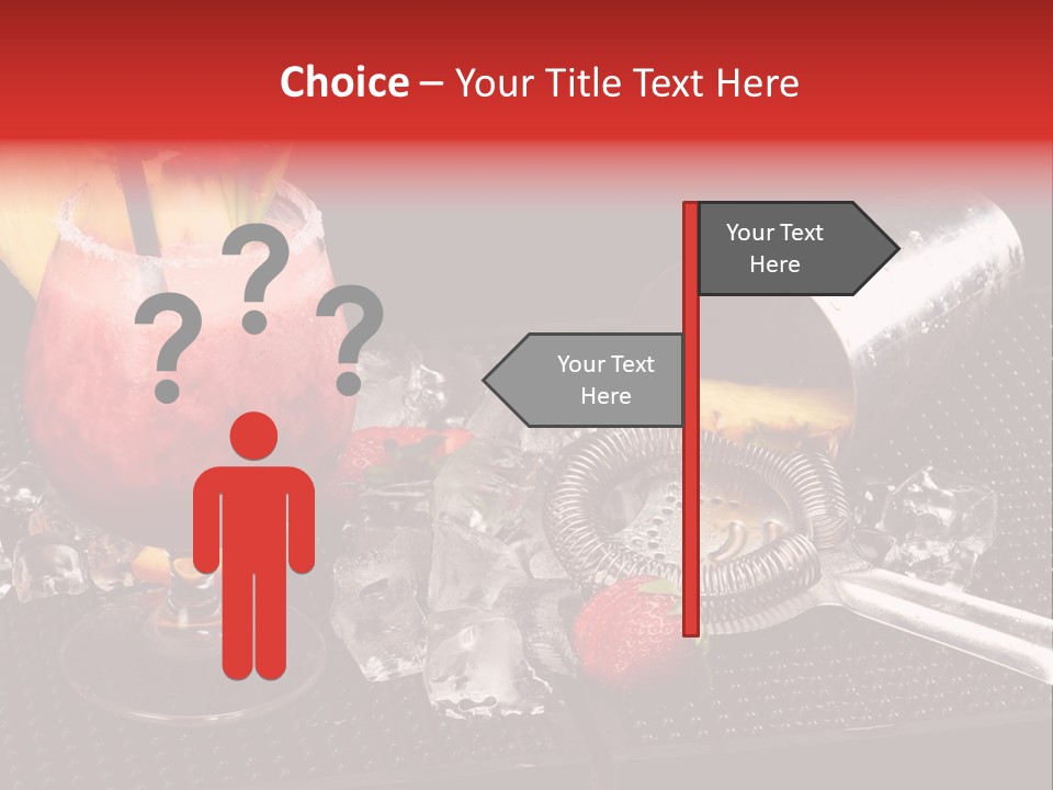 Rum Grog Fruit PowerPoint Template