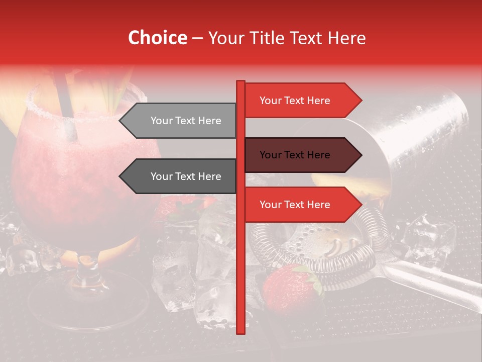 Rum Grog Fruit PowerPoint Template