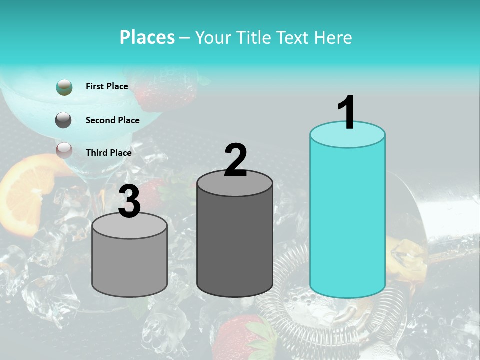 Shaker Cold Margarita PowerPoint Template