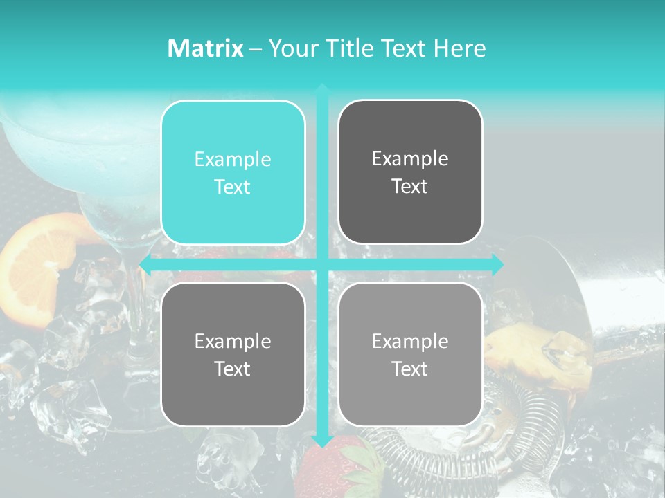 Shaker Cold Margarita PowerPoint Template