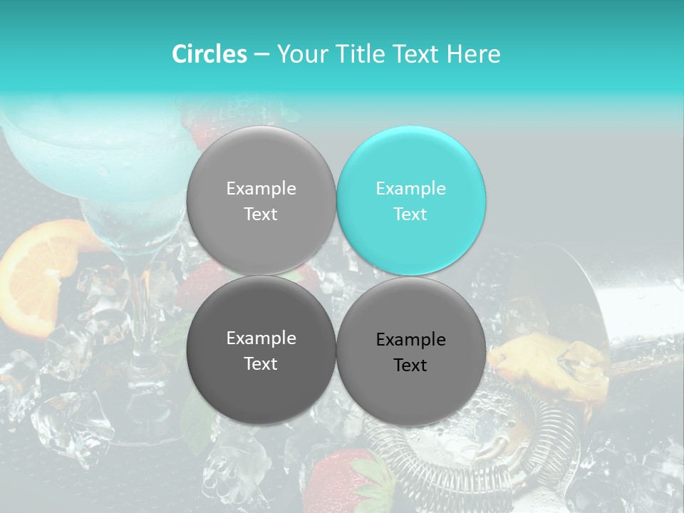 Shaker Cold Margarita PowerPoint Template