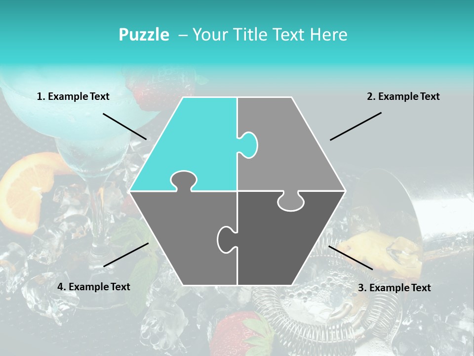 Shaker Cold Margarita PowerPoint Template