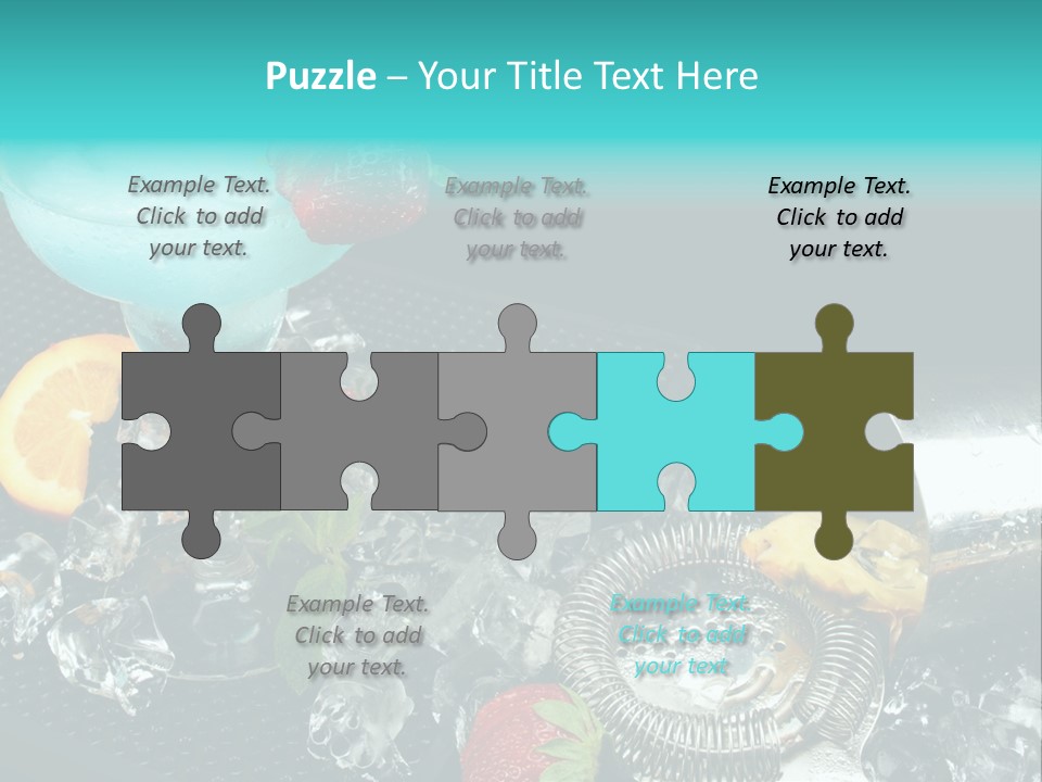 Shaker Cold Margarita PowerPoint Template