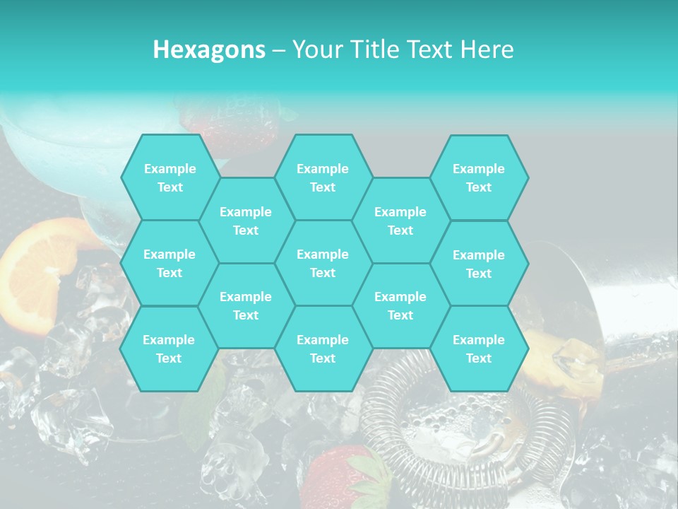 Shaker Cold Margarita PowerPoint Template