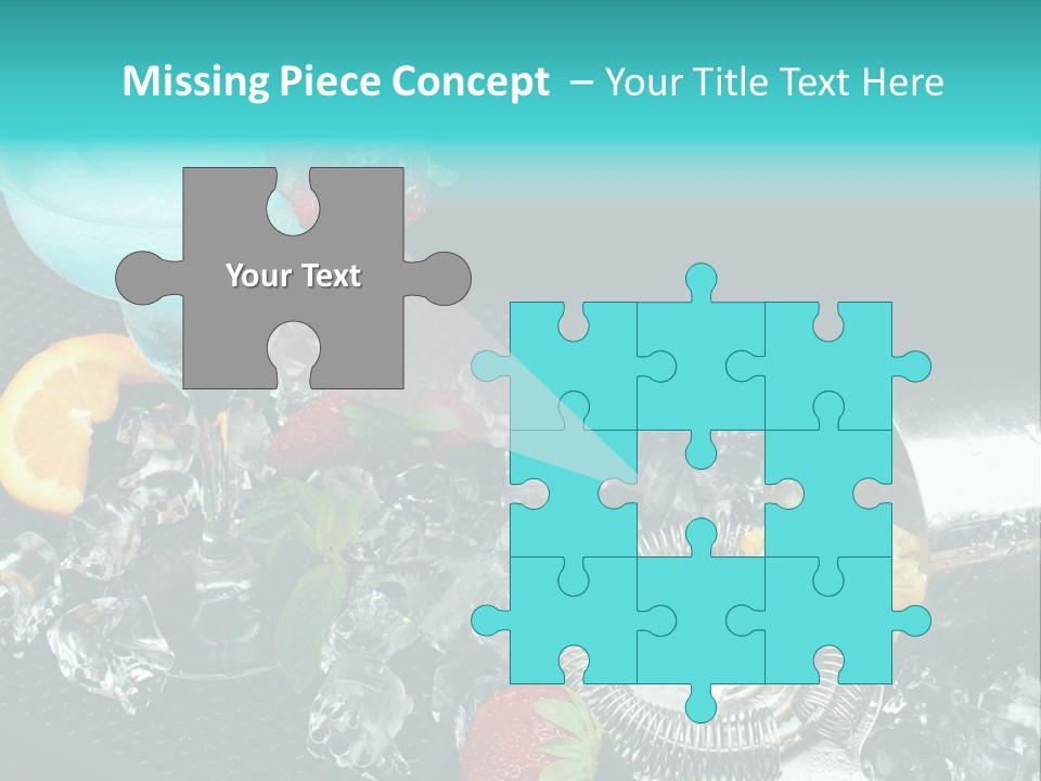 Shaker Cold Margarita PowerPoint Template