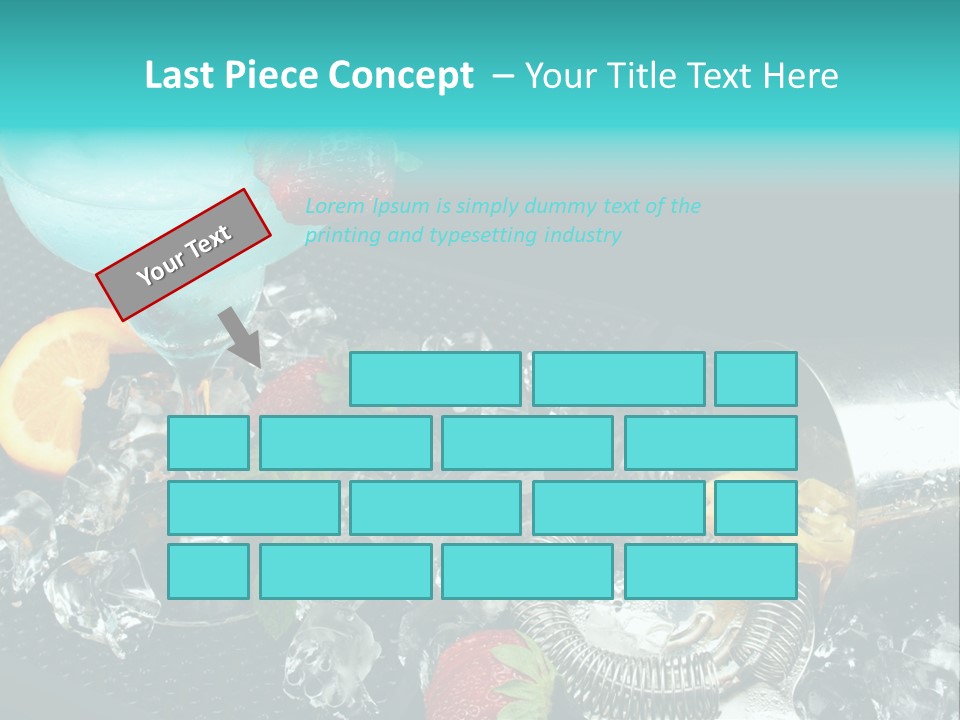 Shaker Cold Margarita PowerPoint Template