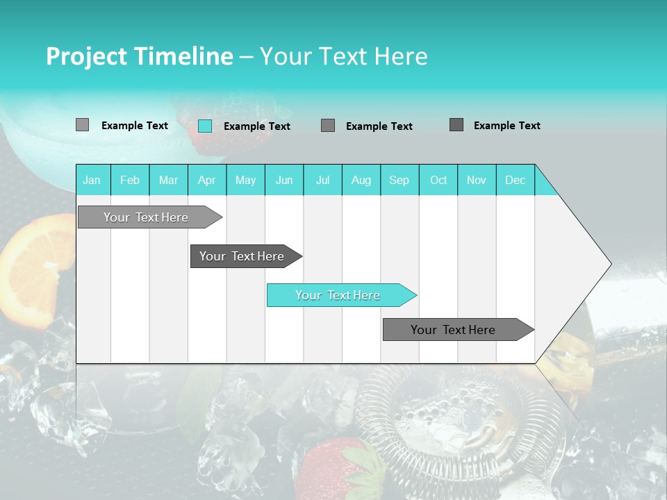 Shaker Cold Margarita PowerPoint Template