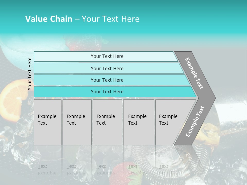 Shaker Cold Margarita PowerPoint Template