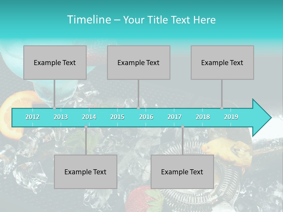 Shaker Cold Margarita PowerPoint Template