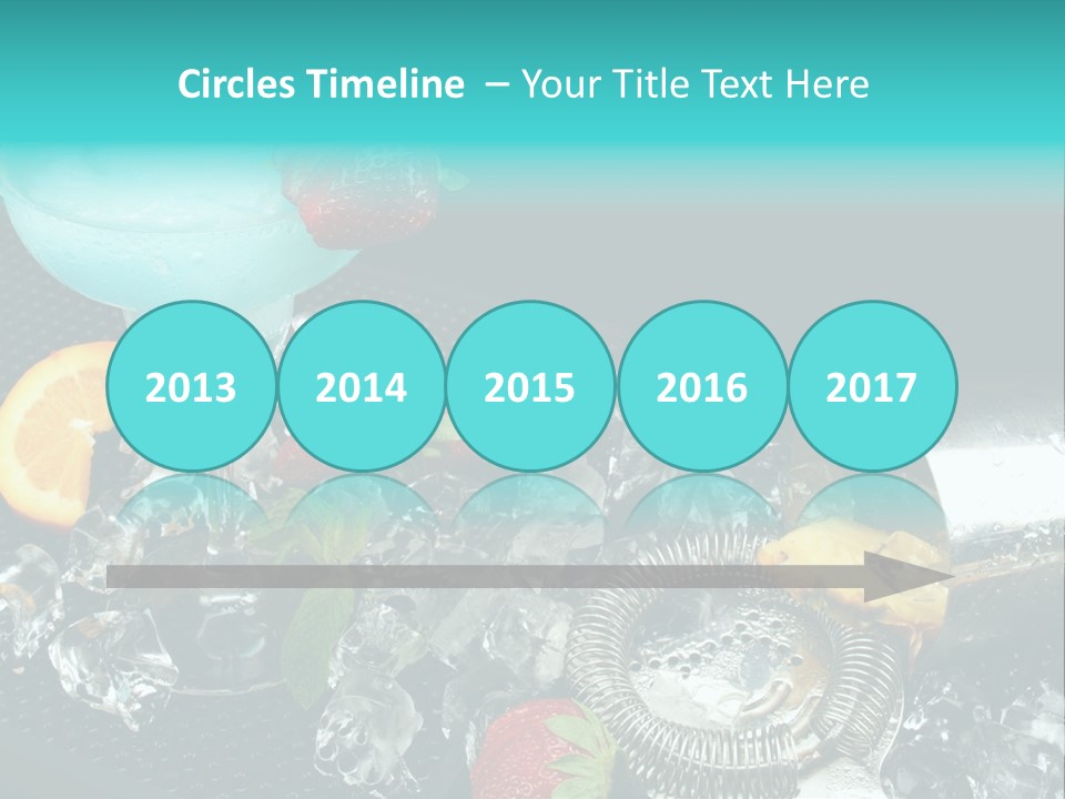 Shaker Cold Margarita PowerPoint Template