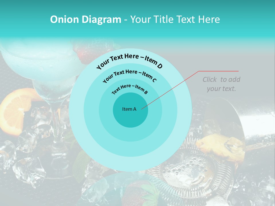 Shaker Cold Margarita PowerPoint Template