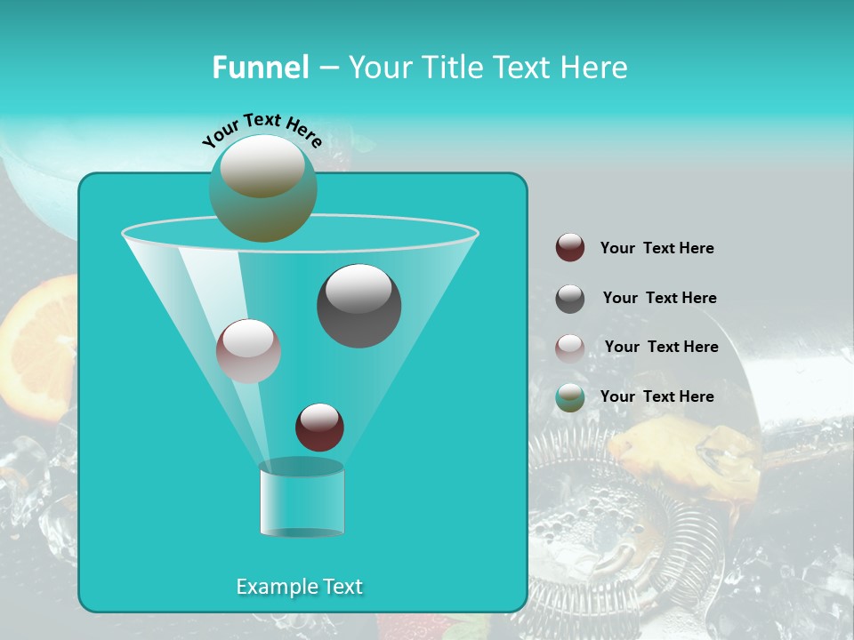 Shaker Cold Margarita PowerPoint Template