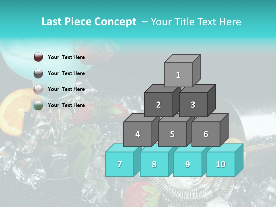 Shaker Cold Margarita PowerPoint Template