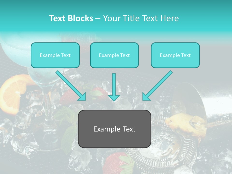 Shaker Cold Margarita PowerPoint Template