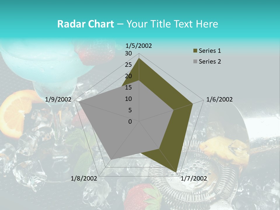 Shaker Cold Margarita PowerPoint Template