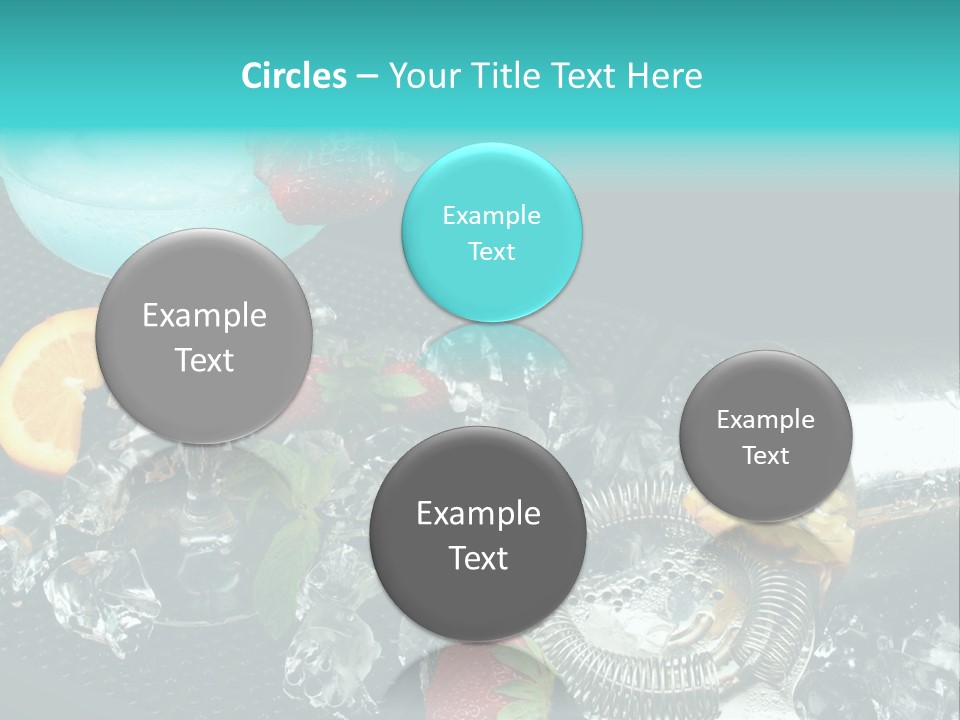 Shaker Cold Margarita PowerPoint Template