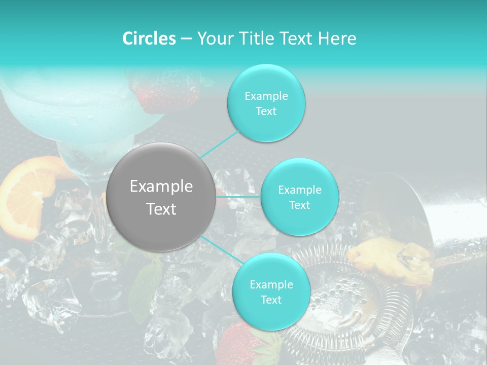 Shaker Cold Margarita PowerPoint Template