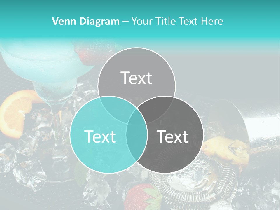 Shaker Cold Margarita PowerPoint Template