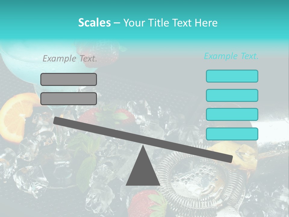 Shaker Cold Margarita PowerPoint Template