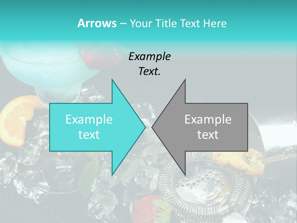 Shaker Cold Margarita PowerPoint Template