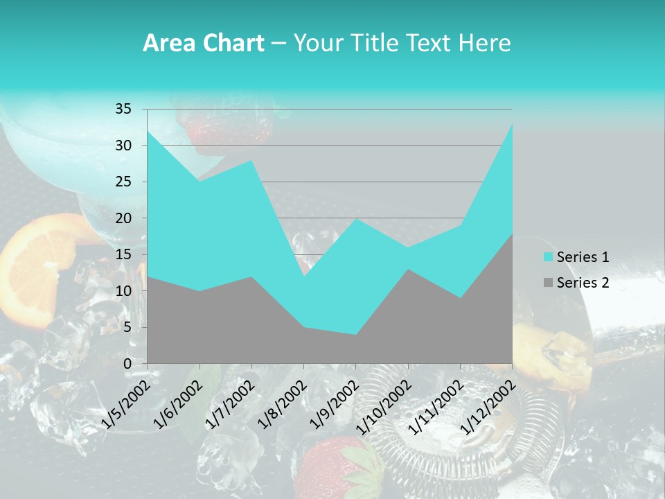 Shaker Cold Margarita PowerPoint Template