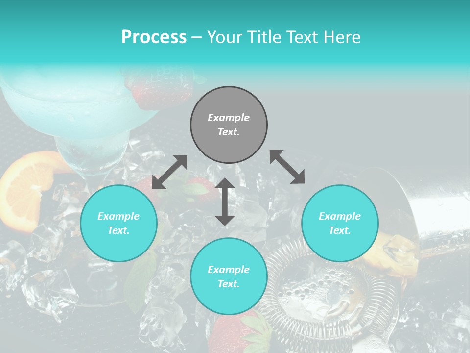 Shaker Cold Margarita PowerPoint Template