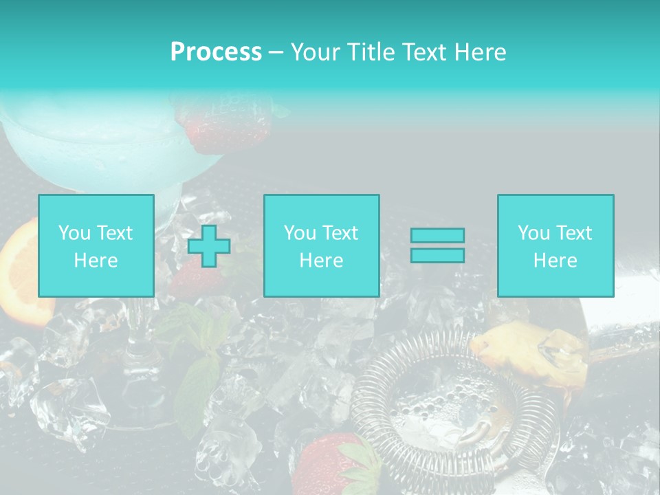 Shaker Cold Margarita PowerPoint Template