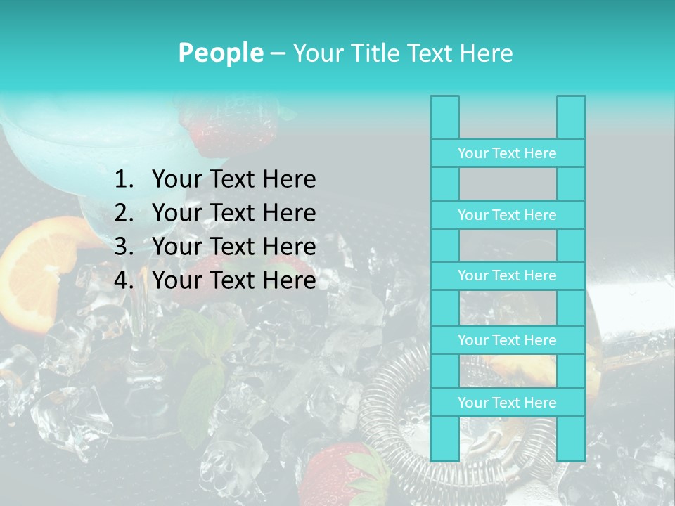 Shaker Cold Margarita PowerPoint Template