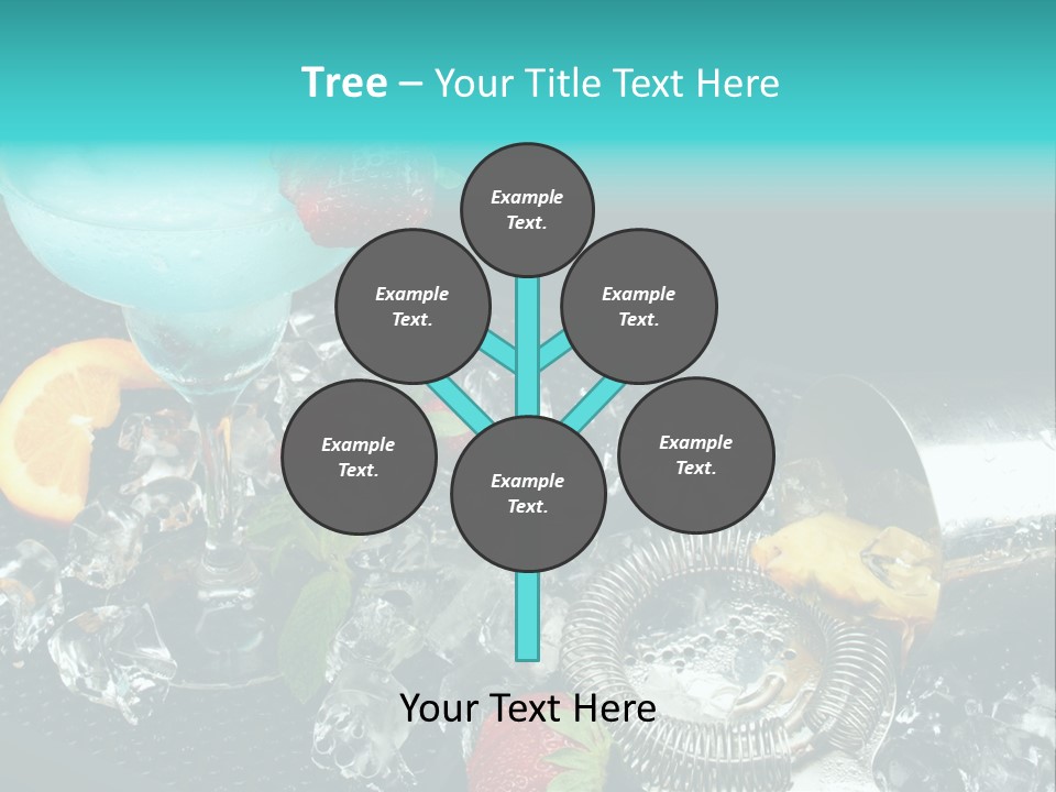 Shaker Cold Margarita PowerPoint Template