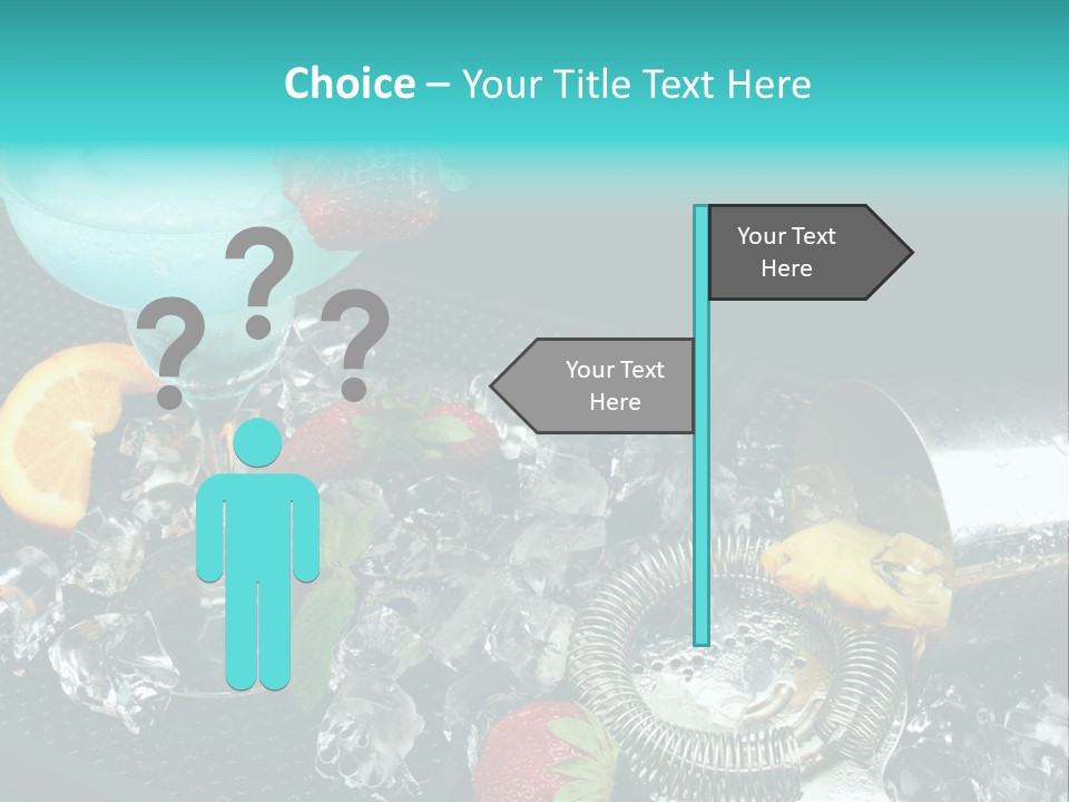 Shaker Cold Margarita PowerPoint Template