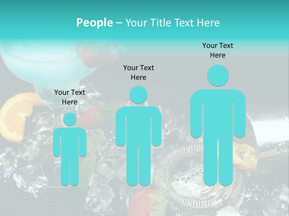 Shaker Cold Margarita PowerPoint Template