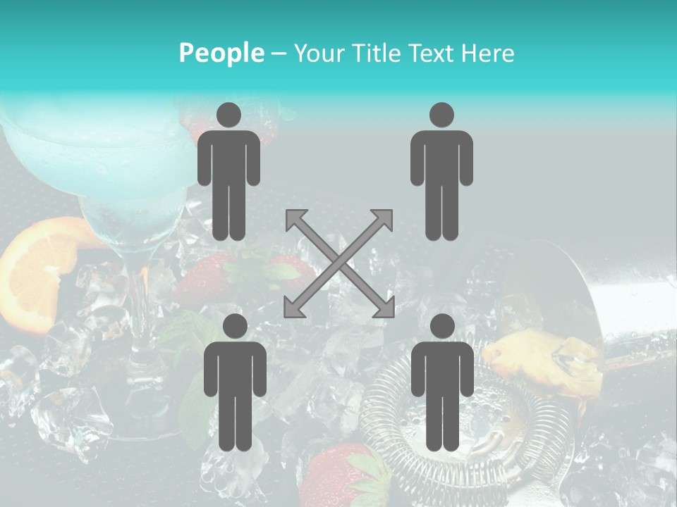 Shaker Cold Margarita PowerPoint Template