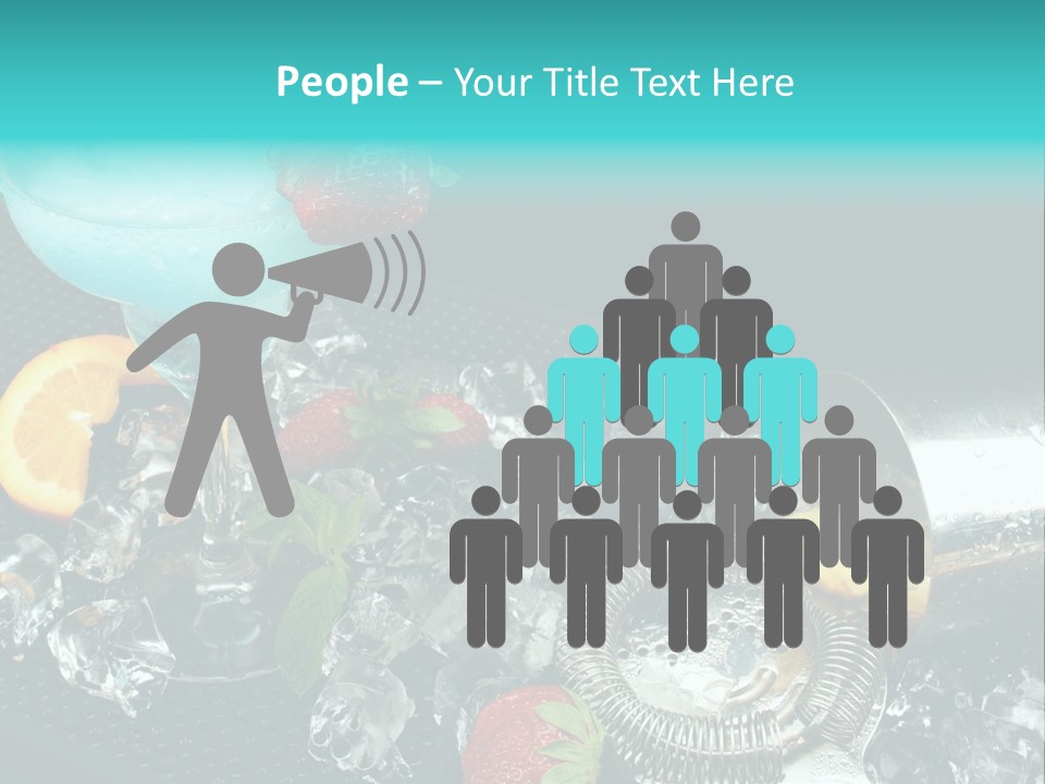 Shaker Cold Margarita PowerPoint Template