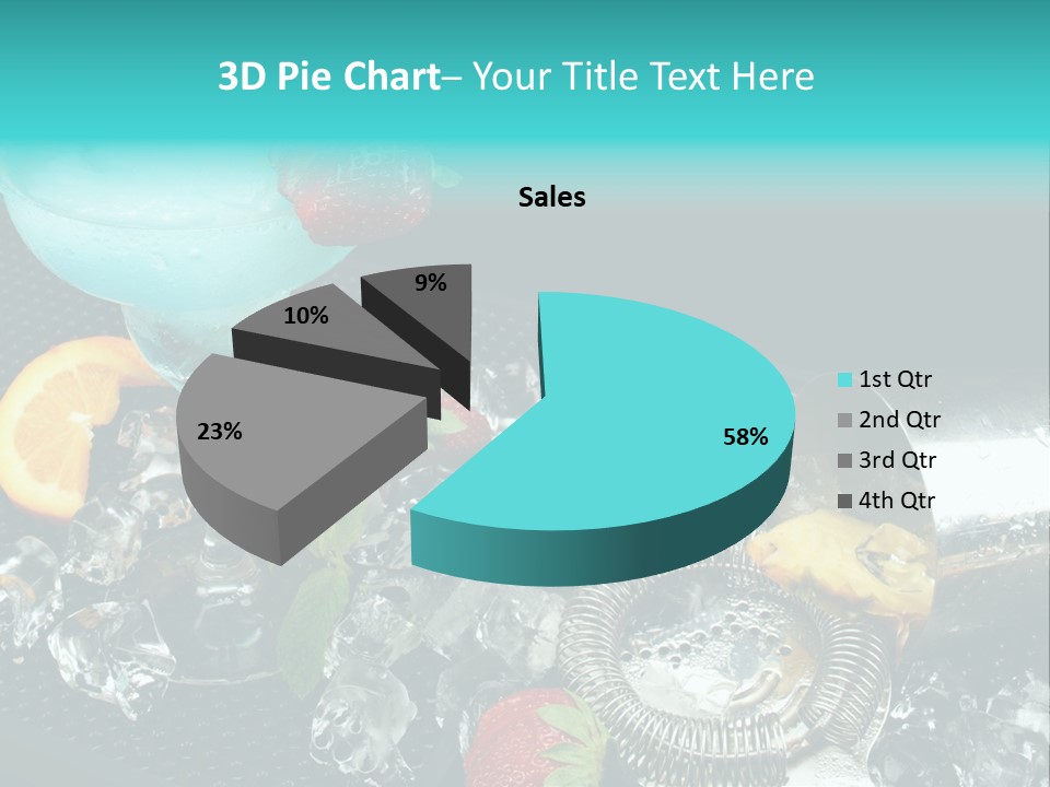 Shaker Cold Margarita PowerPoint Template