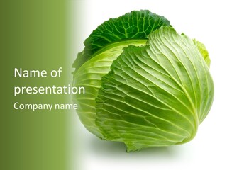 Mineral Salad Vegetable PowerPoint Template