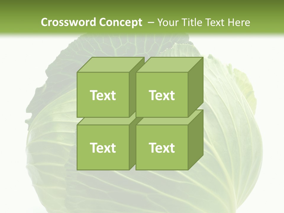 Mineral Salad Vegetable PowerPoint Template